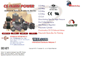 Tablet Screenshot of cs-fluidpower.com